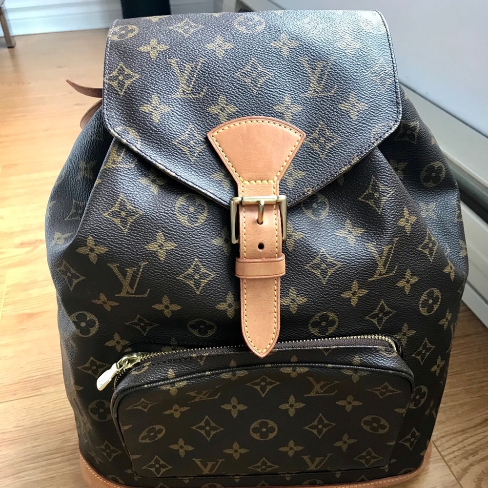 Authentic Louis Vuitton Montsouris GM backpack